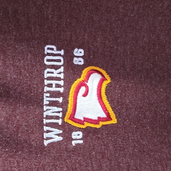 Winthrop University Quarter Zip Pullover Size Men's Large or Women's 1X - Picture 2 of 11
